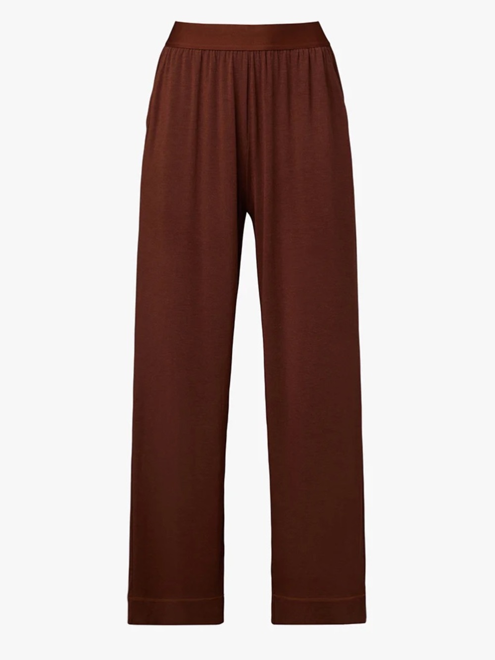 WEWOREWHAT Wide Leg Pant in Heather Java